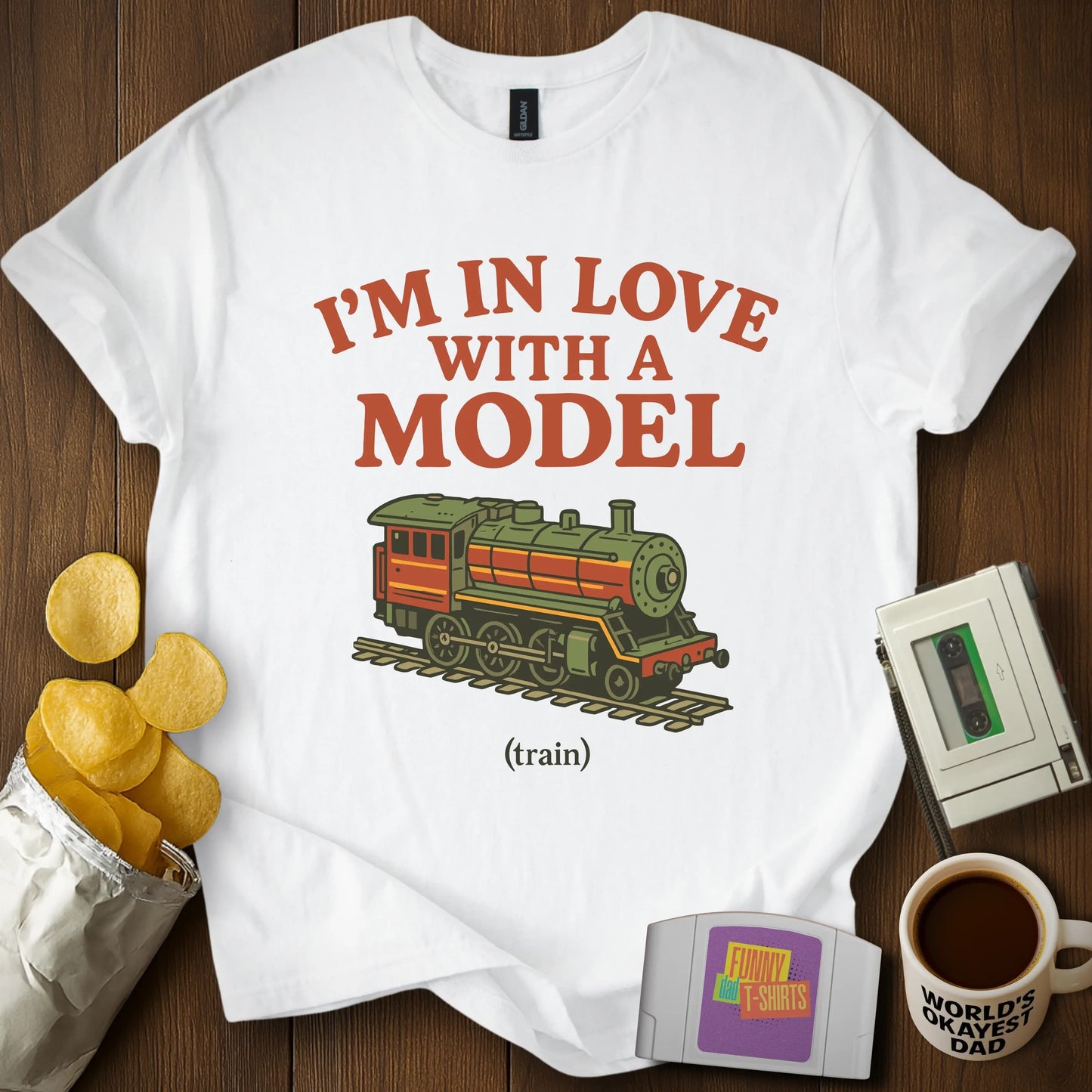 In Love with a Model (Train) T-Shirt