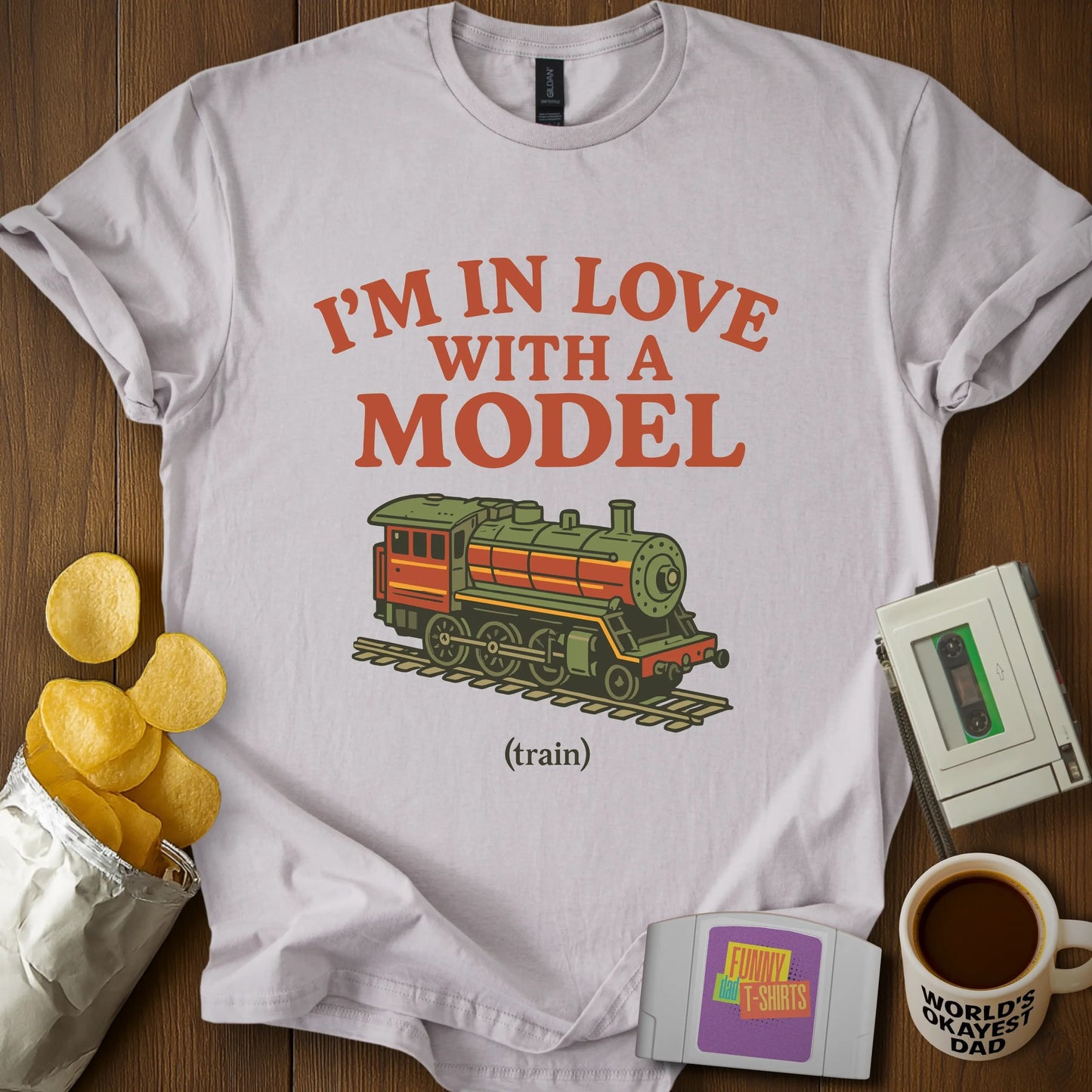 In Love with a Model (Train) T-Shirt