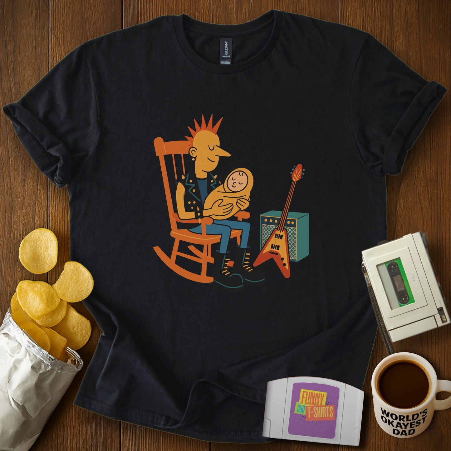 Punk "Rocking" Dad Tee