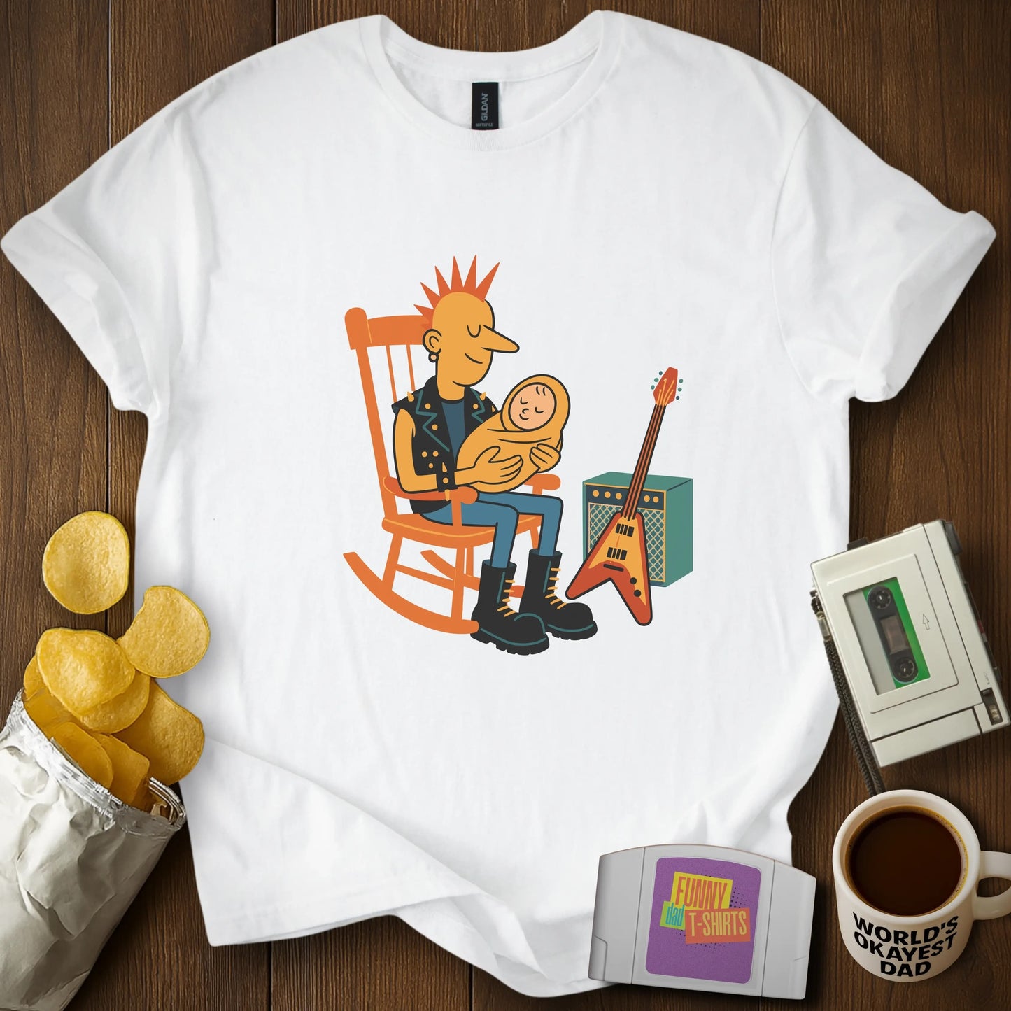 Punk "Rocking" Dad Tee