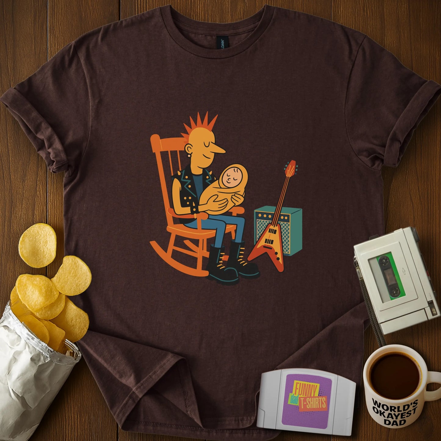 Punk "Rocking" Dad Tee