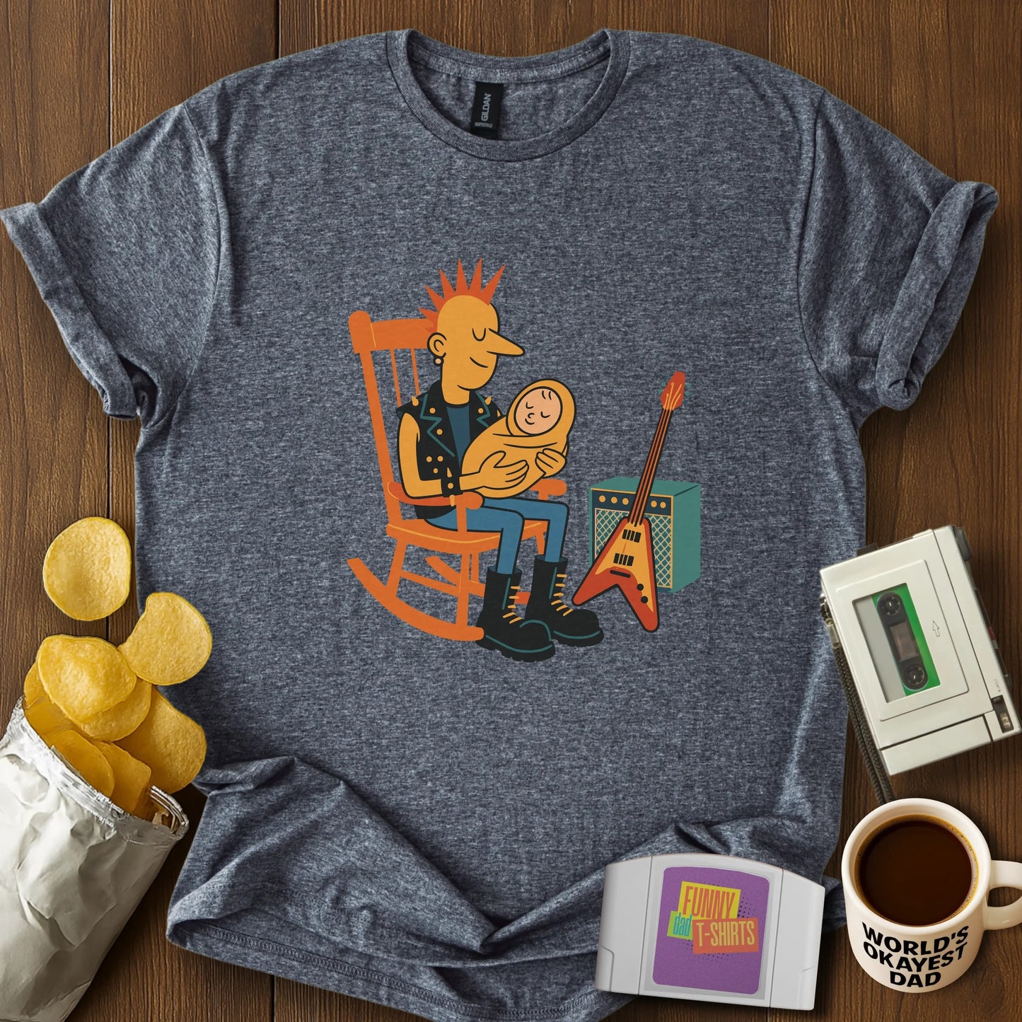 Punk "Rocking" Dad Tee