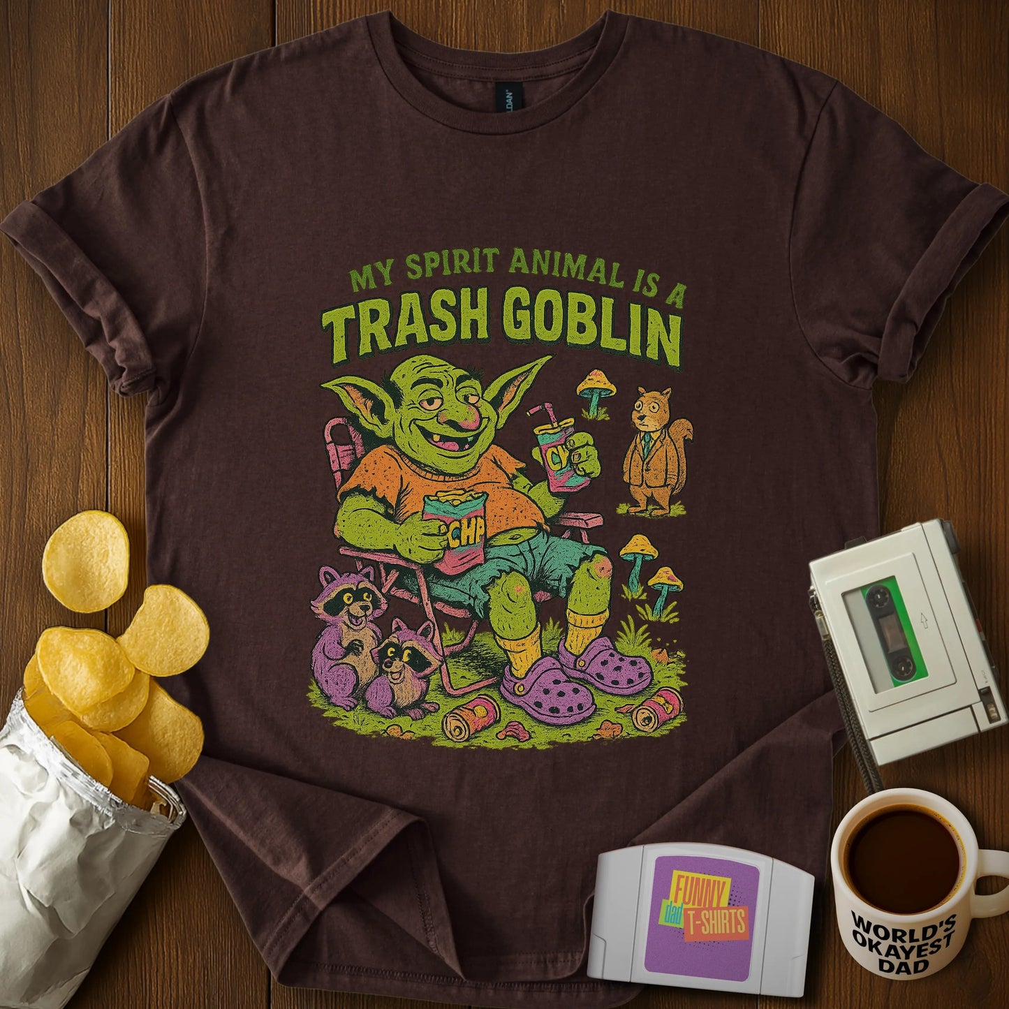 Trash Goblin Spirit Animal Tee