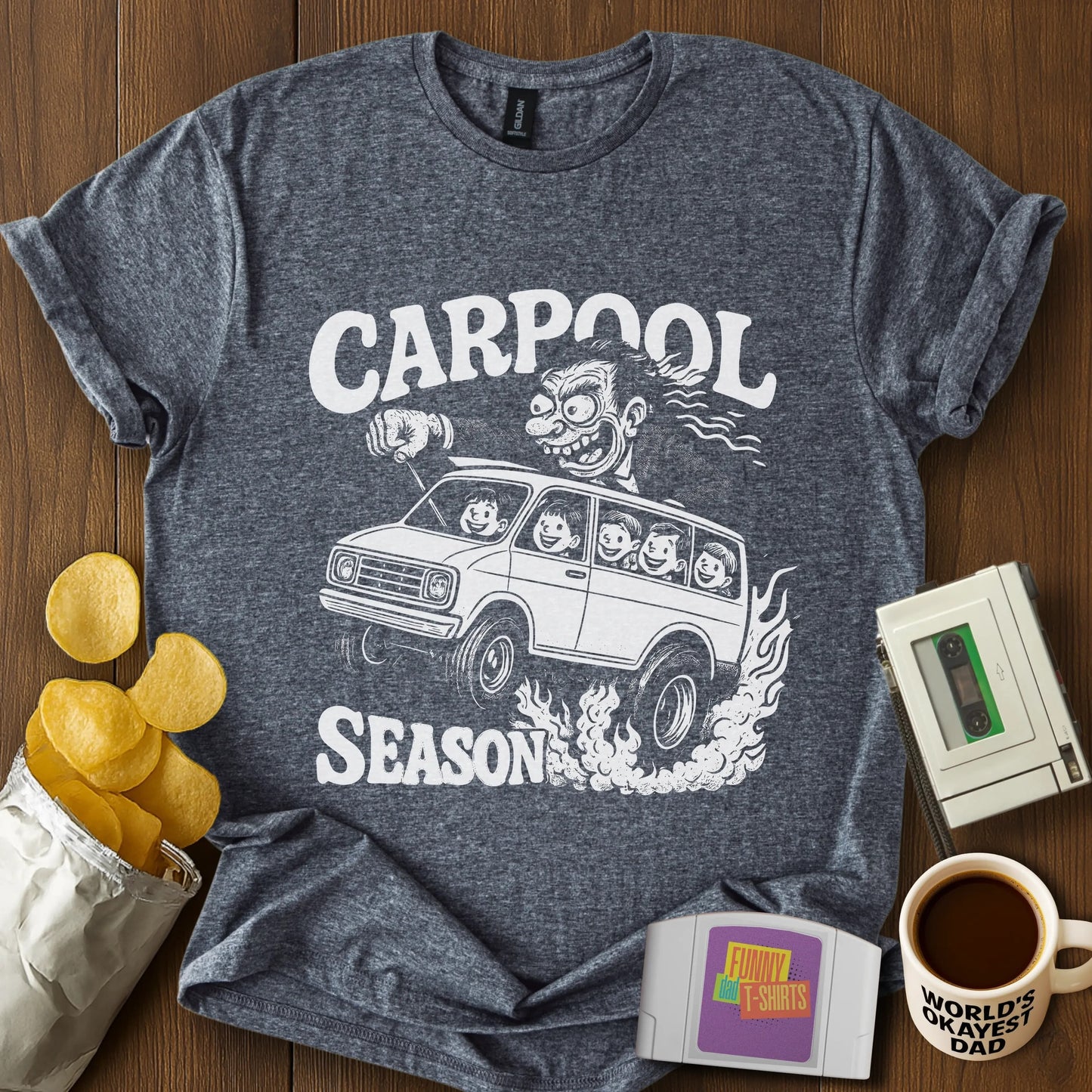 "Carpool Season" Back to School T-Shirt