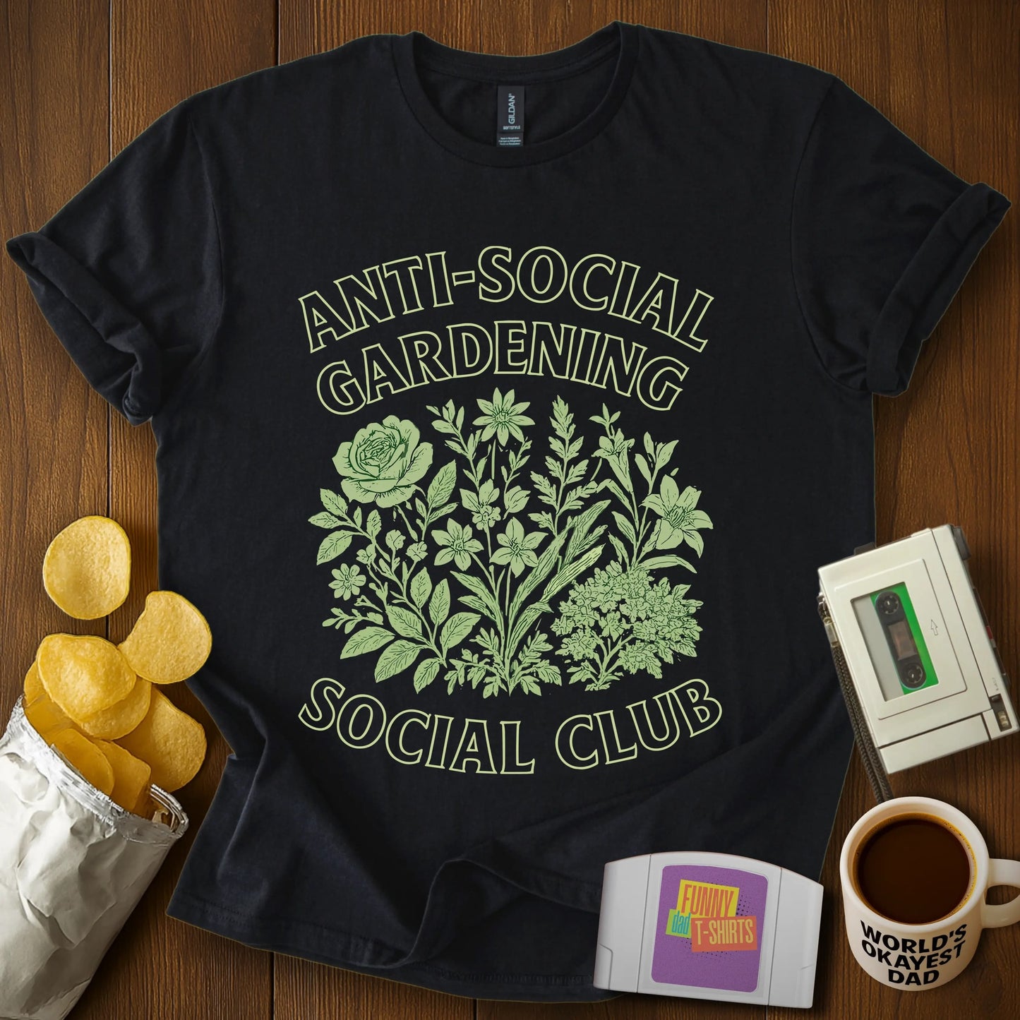 "Anti-Social Gardening Social Club" T-Shirt