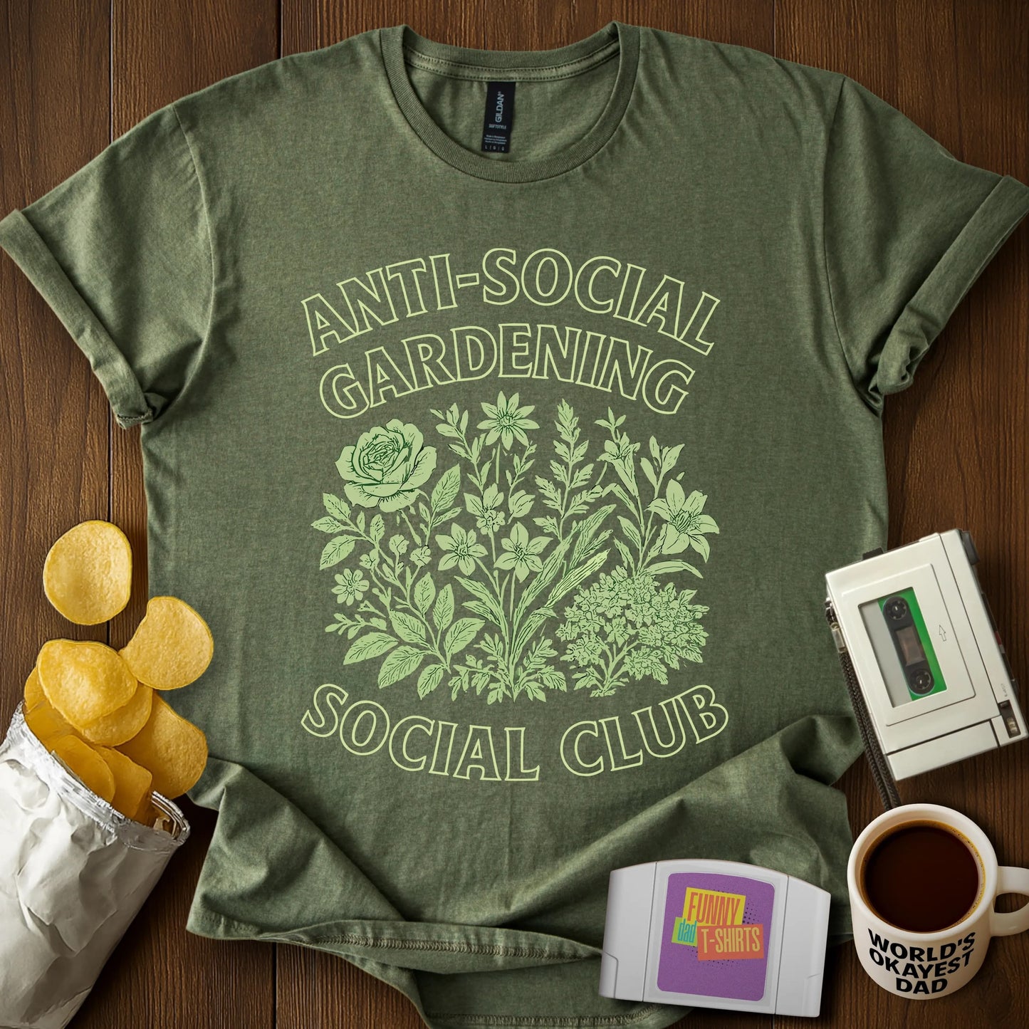 "Anti-Social Gardening Social Club" T-Shirt