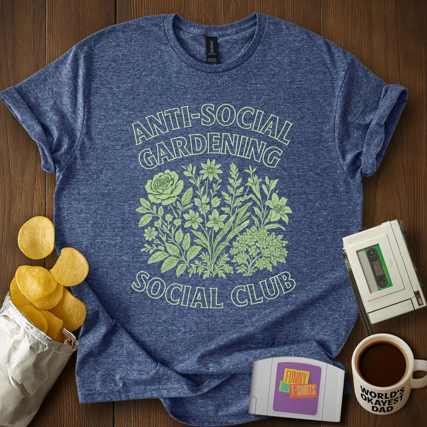 "Anti-Social Gardening Social Club" T-Shirt