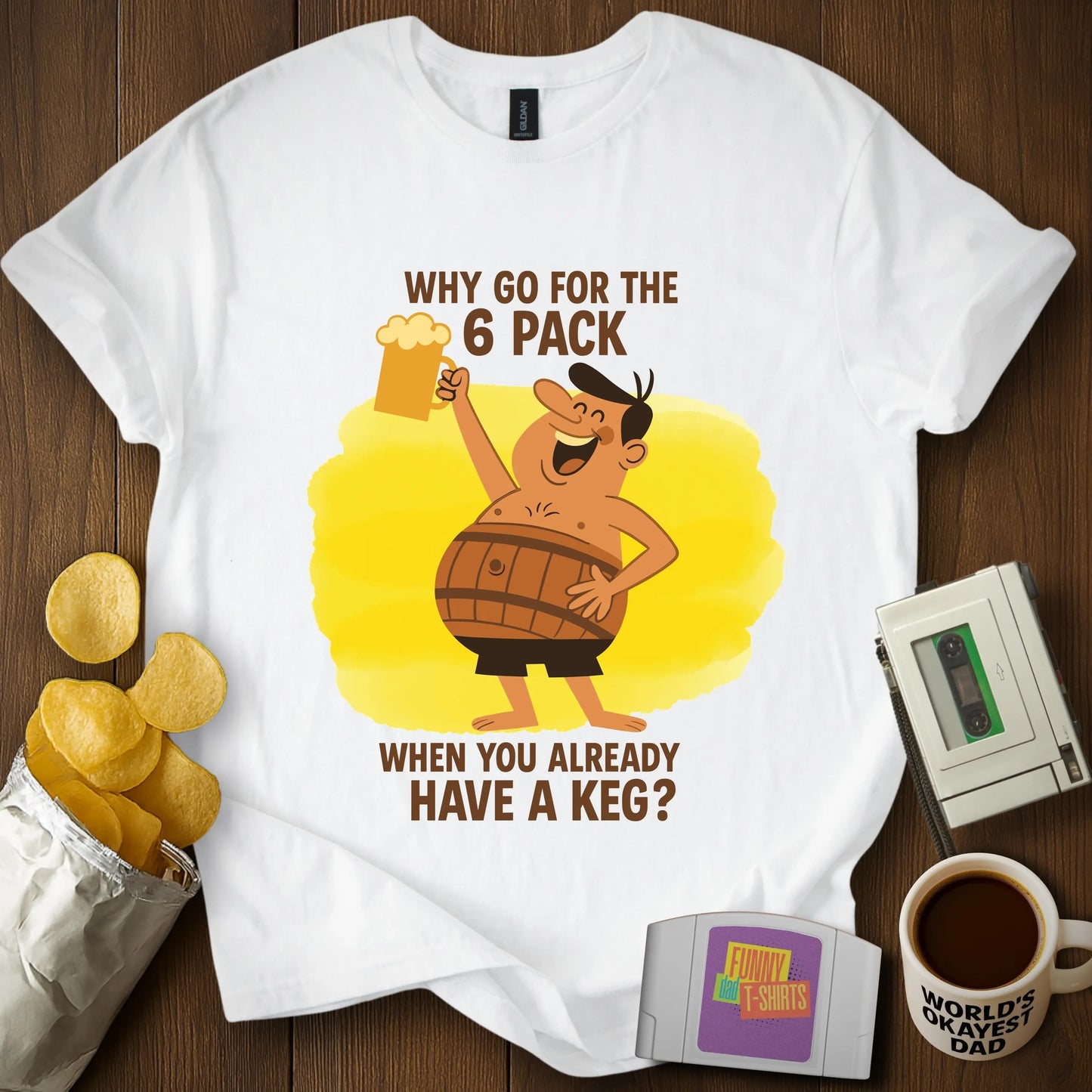 6 Pack? KEG! Tee