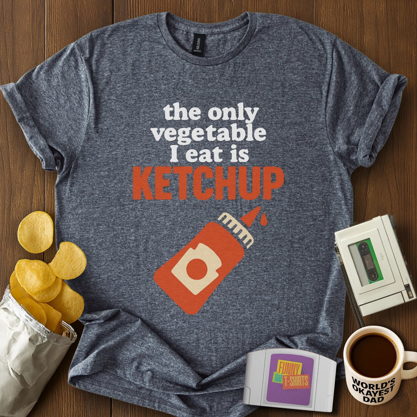 Ketchup is a Vegetable Funny T-Shirt