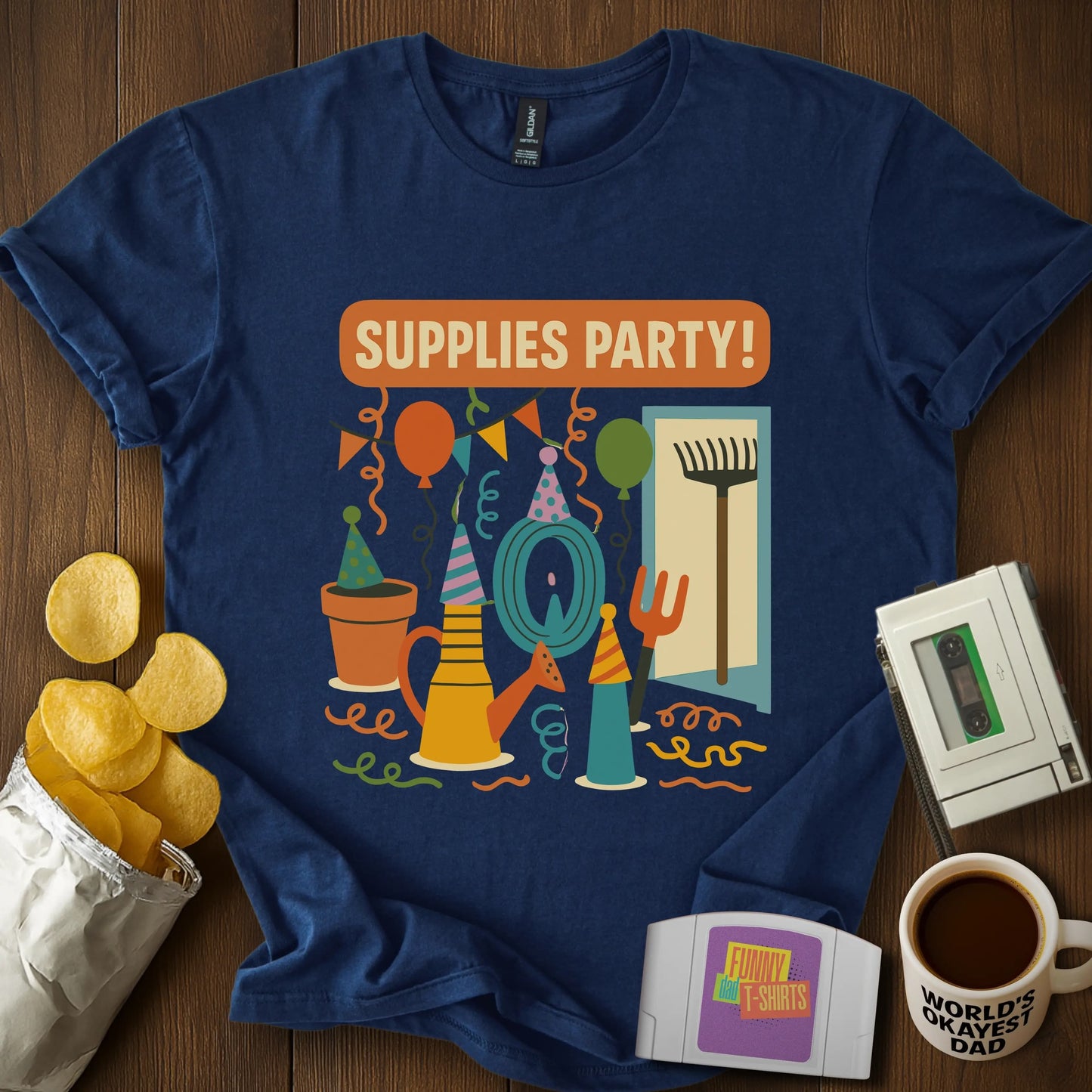 "Supplies Party!" Punny Tee