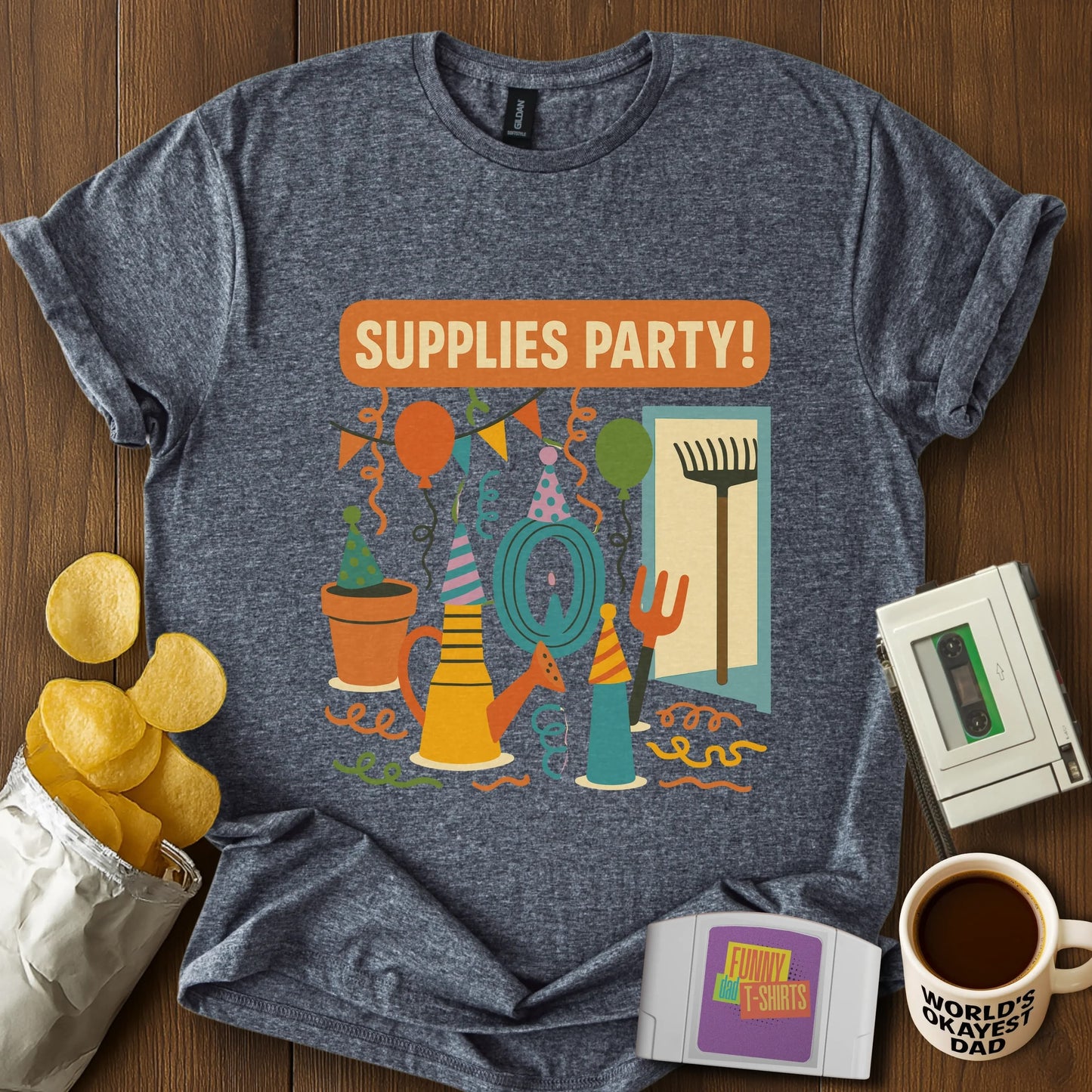 "Supplies Party!" Punny Tee