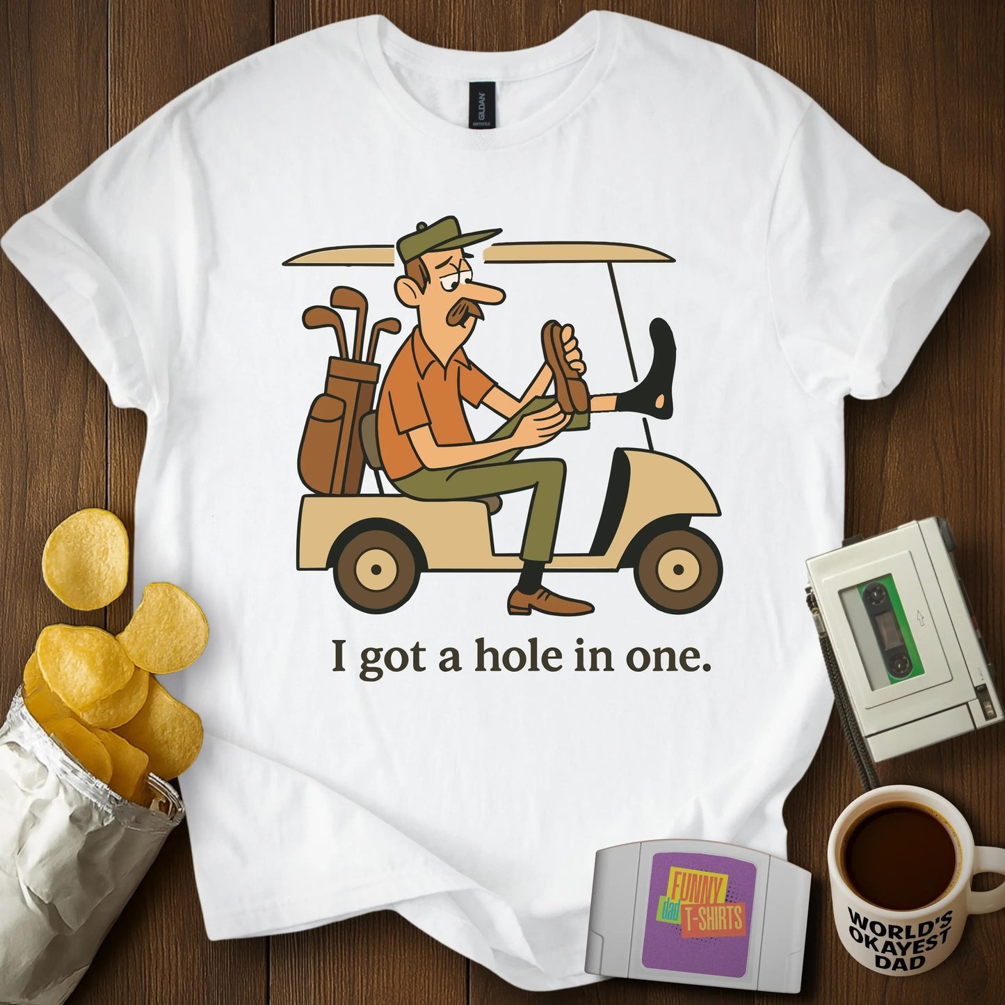 "Hole in One!" Golf Pun T-Shirt