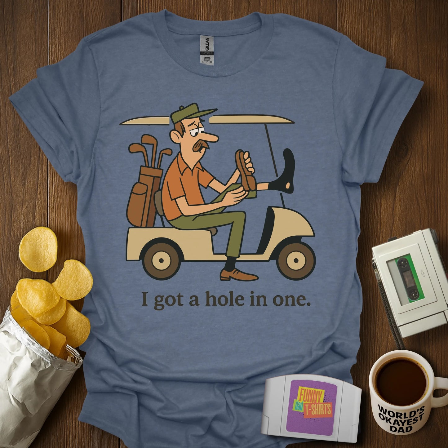 "Hole in One!" Golf Pun T-Shirt