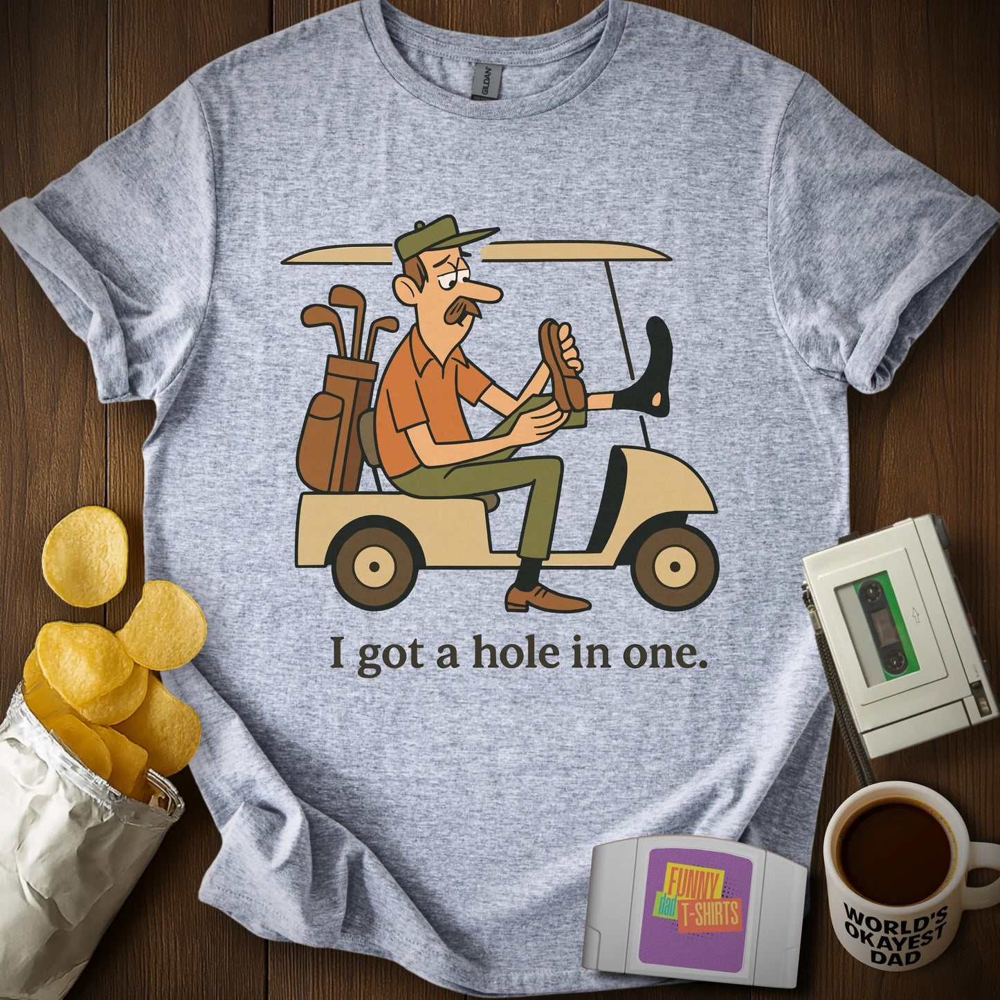 "Hole in One!" Golf Pun T-Shirt