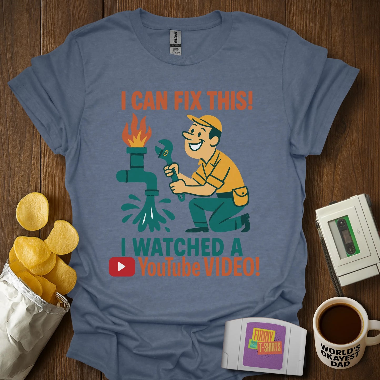 YouTube DIY Dad Tee