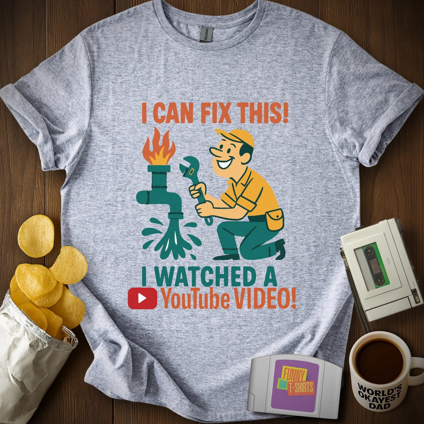 YouTube DIY Dad Tee