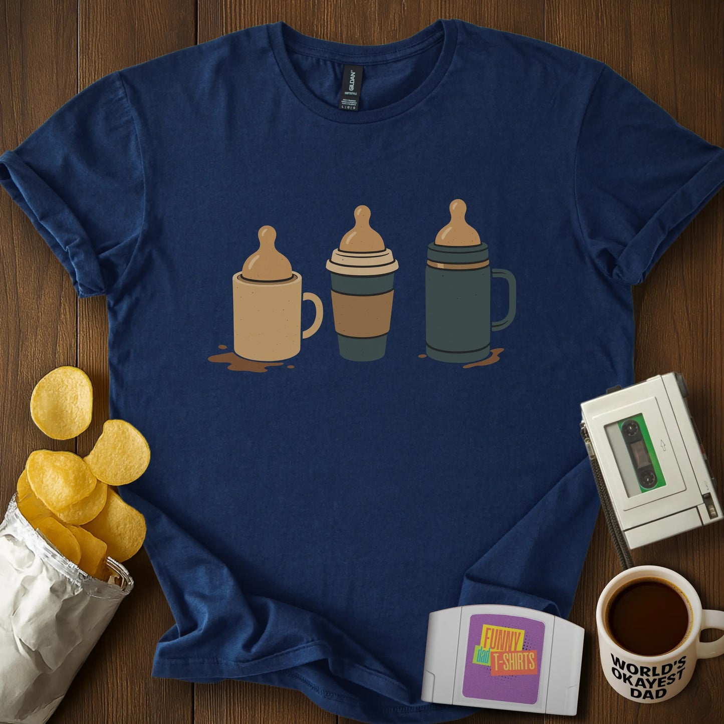 Coffee Bottle Dad Tee