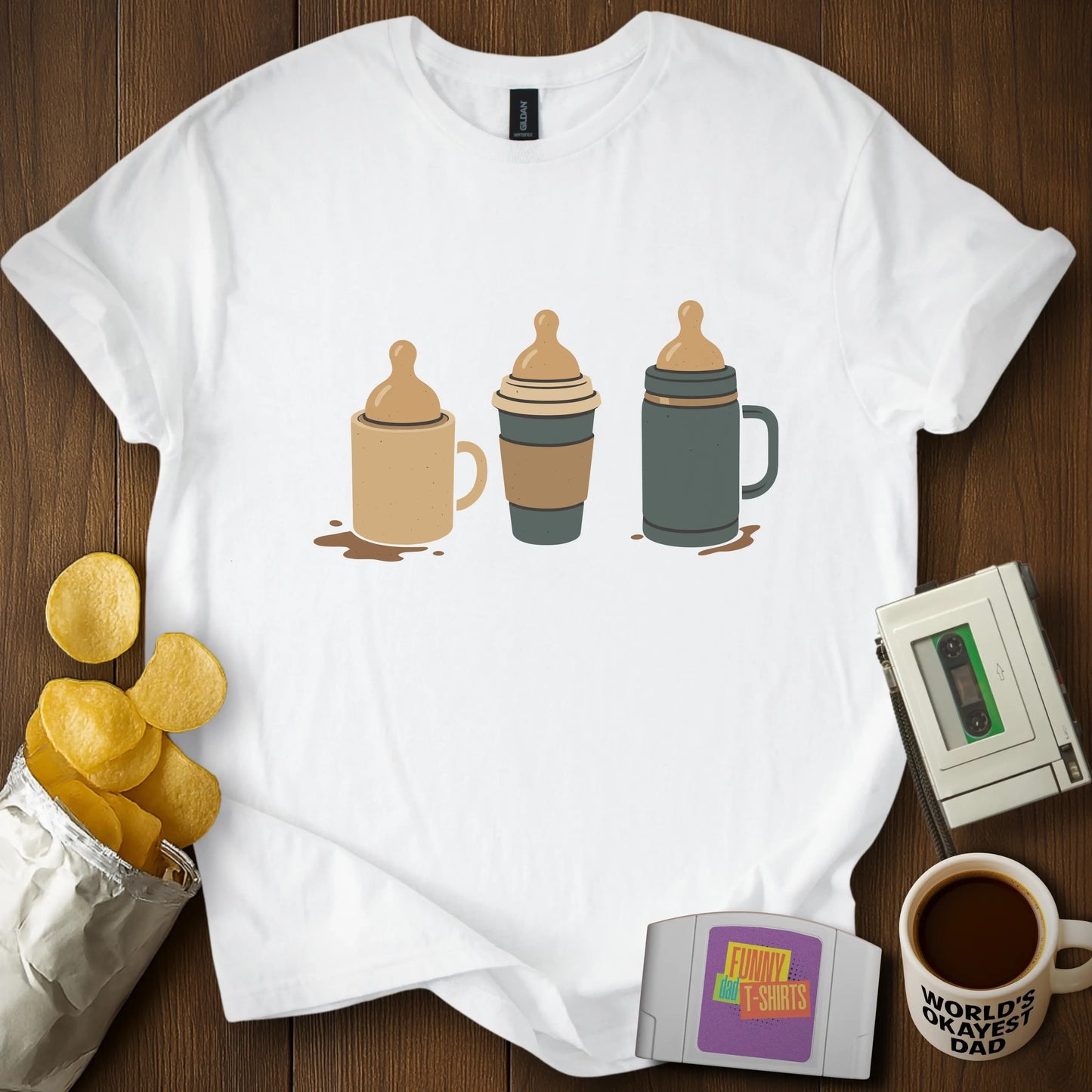 Coffee Bottle Dad Tee