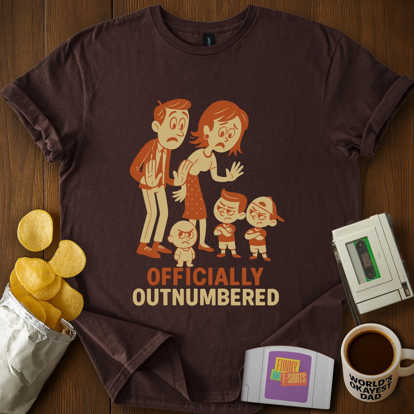 Outnumbered Parents Tee