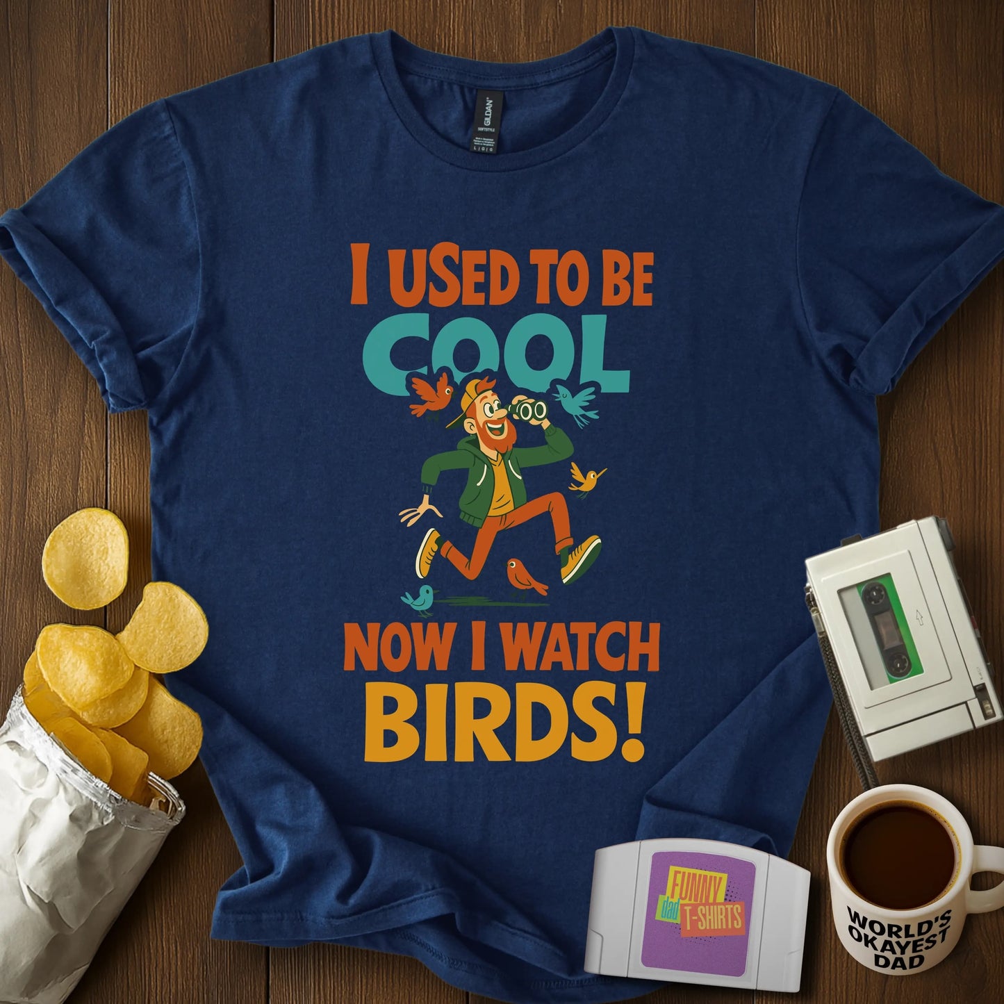 Birdwatch Dad Tee