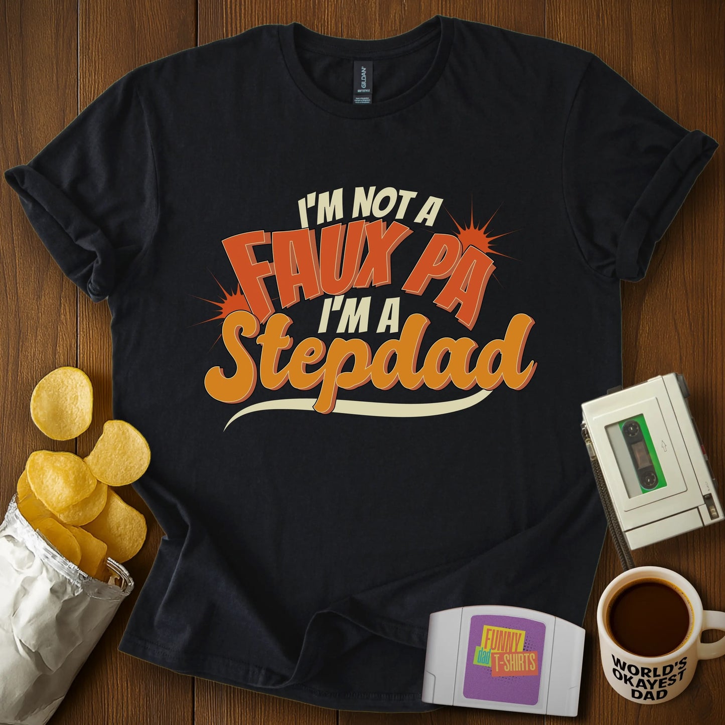 Faux Pa Stepdad Tee