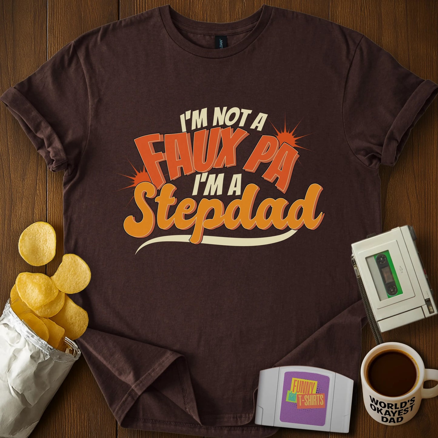 Faux Pa Stepdad Tee