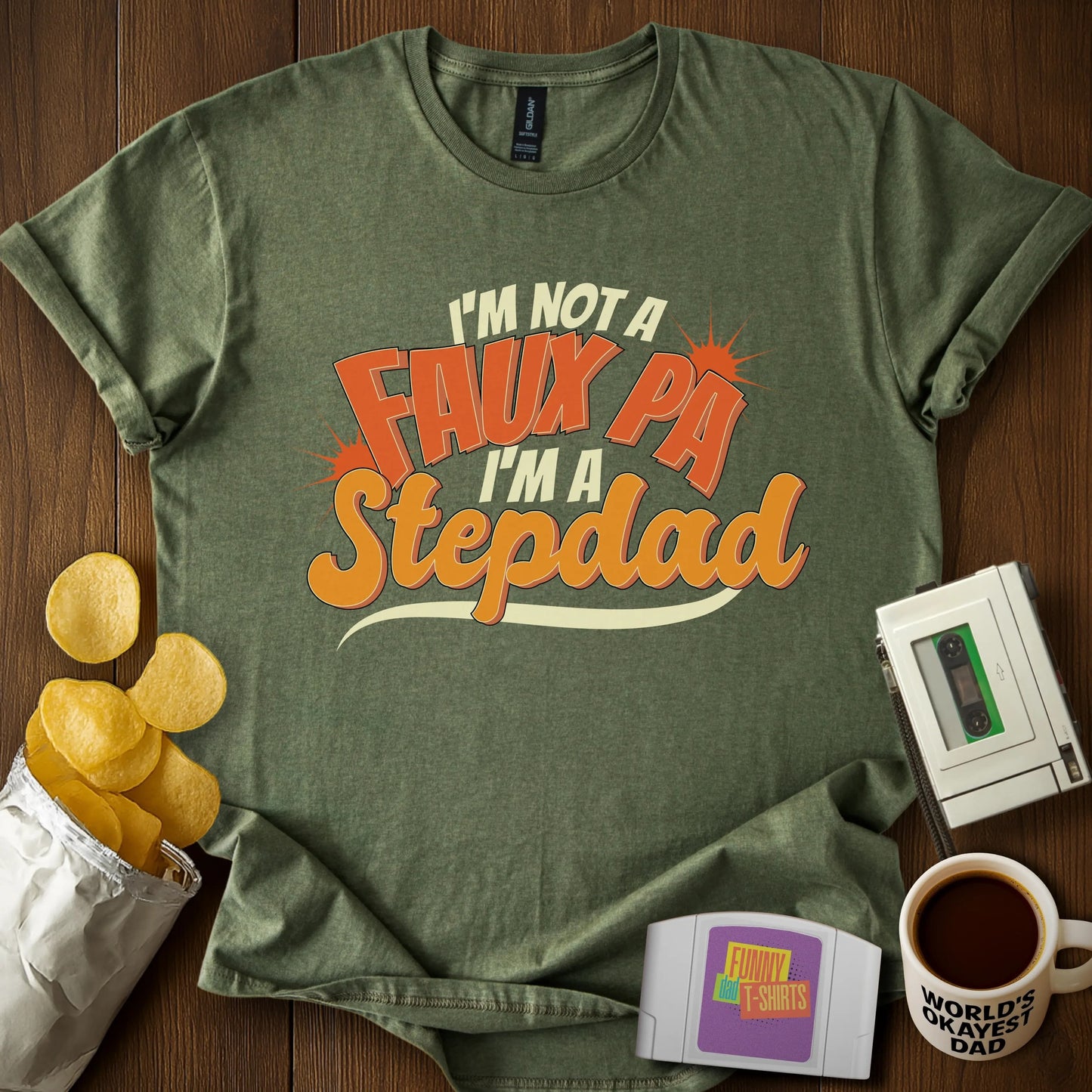 Faux Pa Stepdad Tee