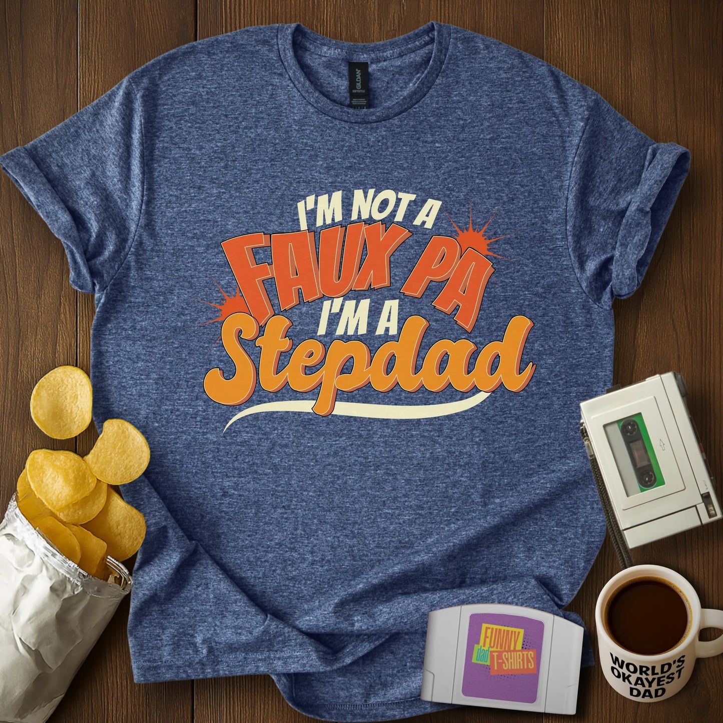 Faux Pa Stepdad Tee