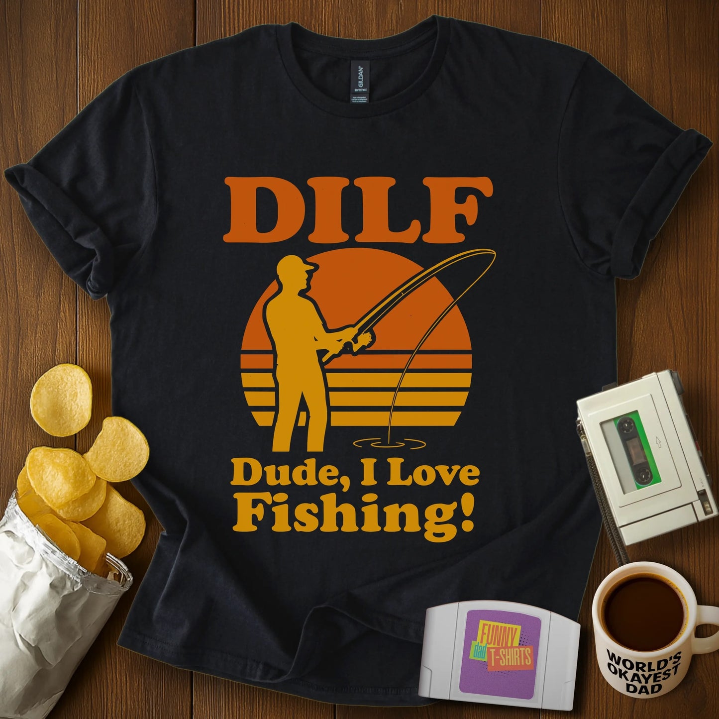 DILF Fishing Tee