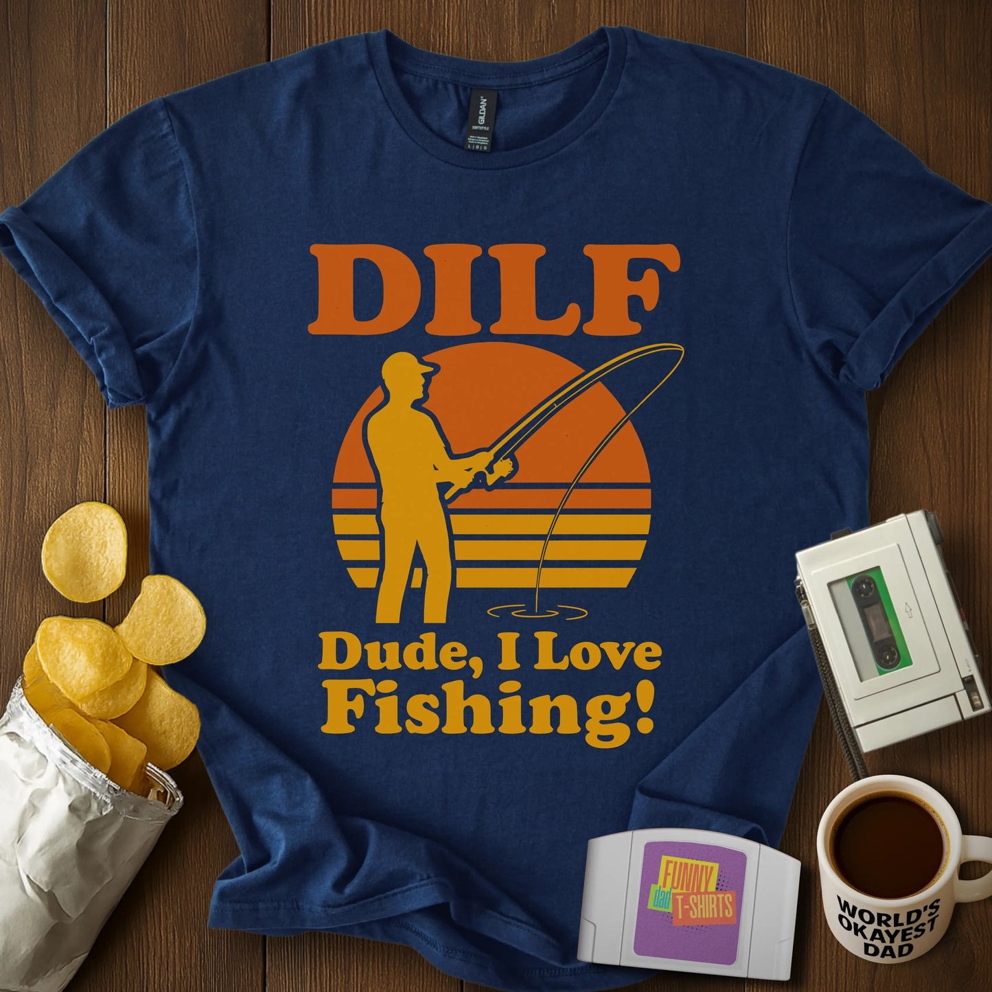 DILF Fishing Tee