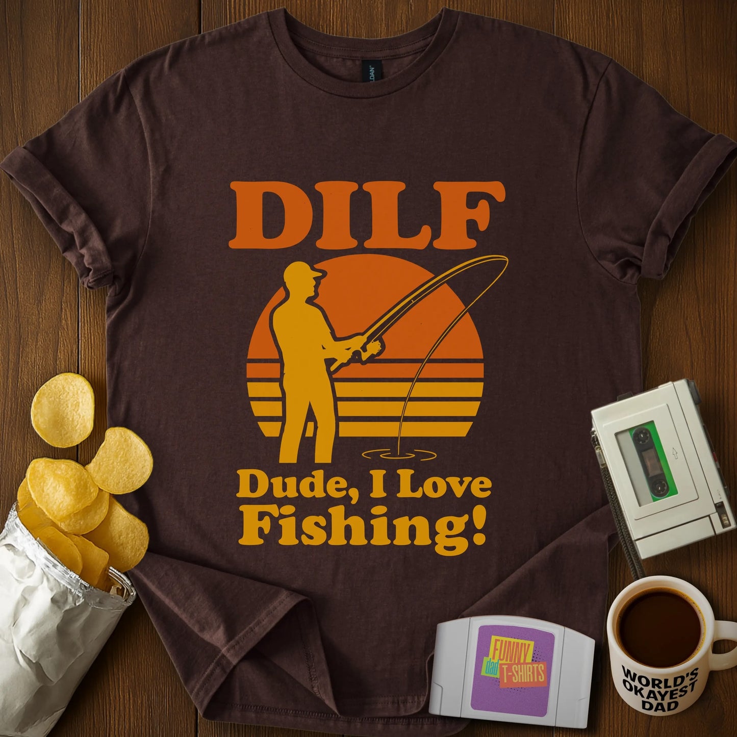 DILF Fishing Tee