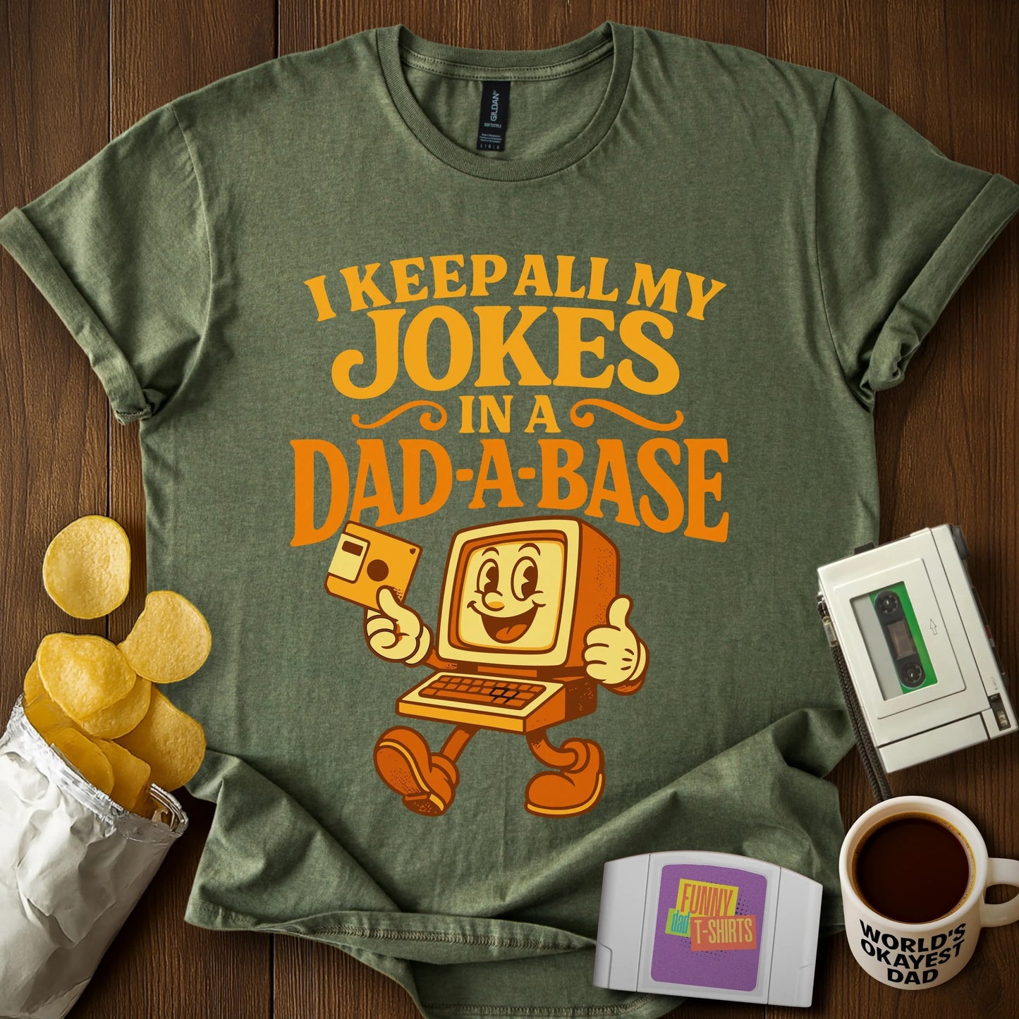 Dad-A-Base Joke Tee