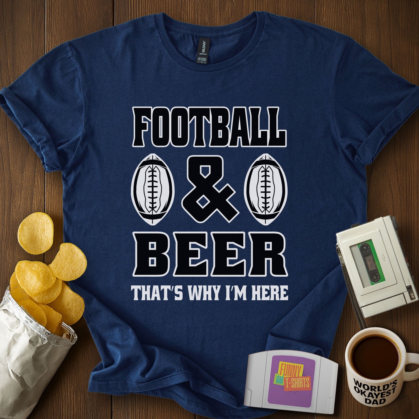 Football & Beer Tee