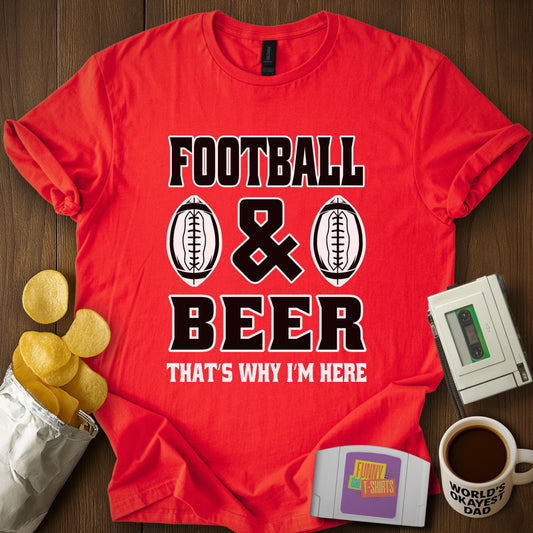Football & Beer Tee