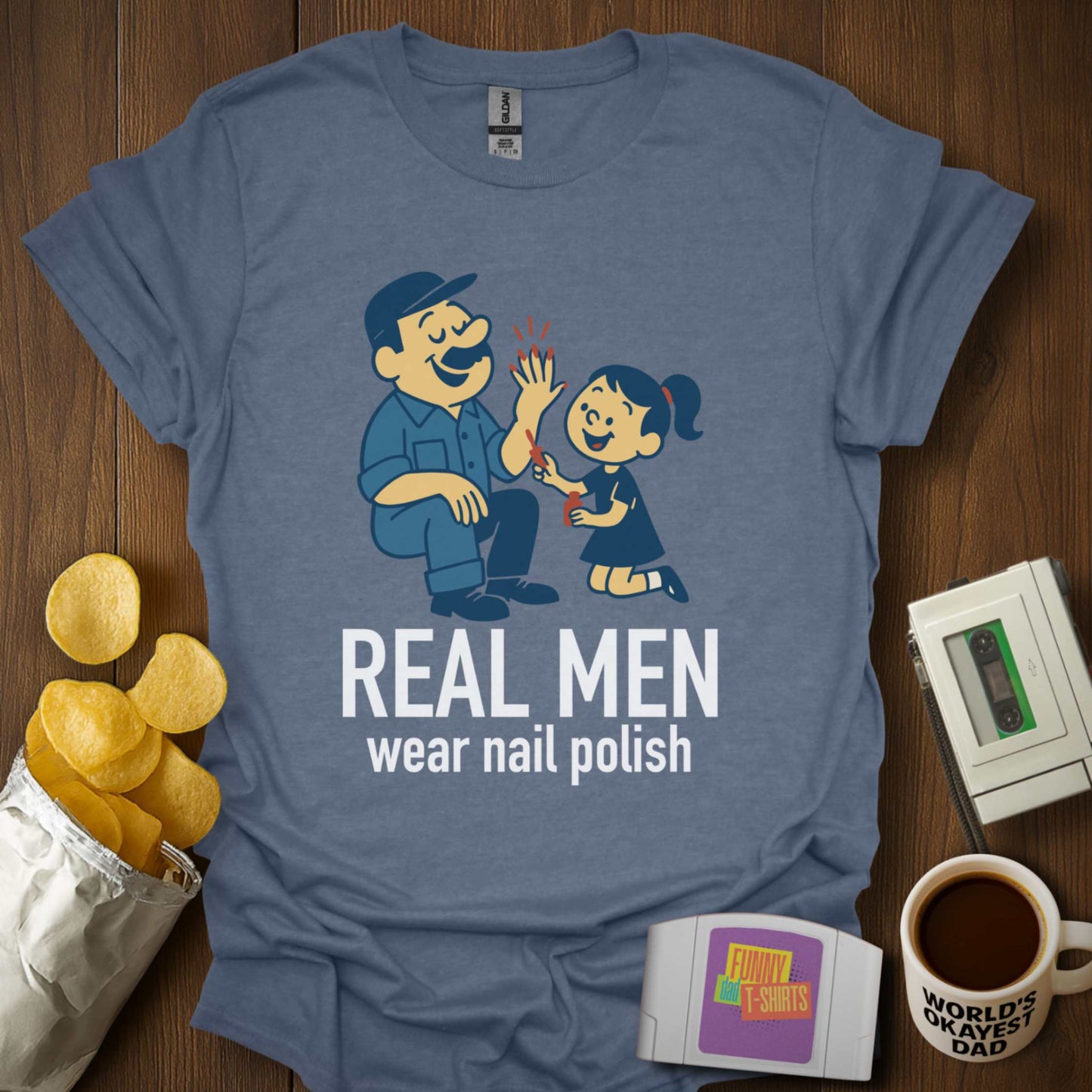 Real Men Wear Nail Polish T-Shirt