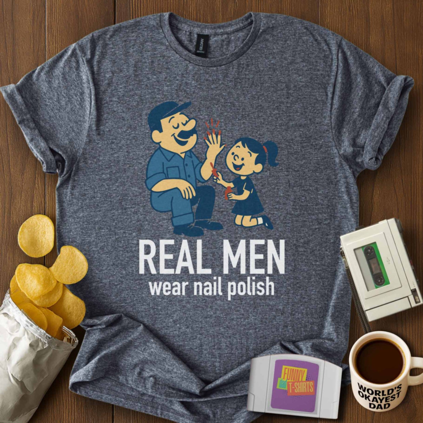 Real Men Wear Nail Polish T-Shirt