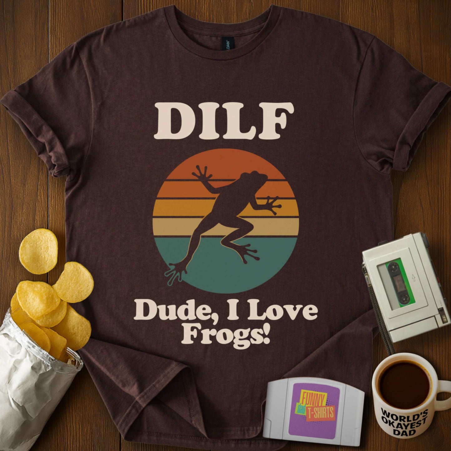 Dude, I Love Frogs T-Shirt