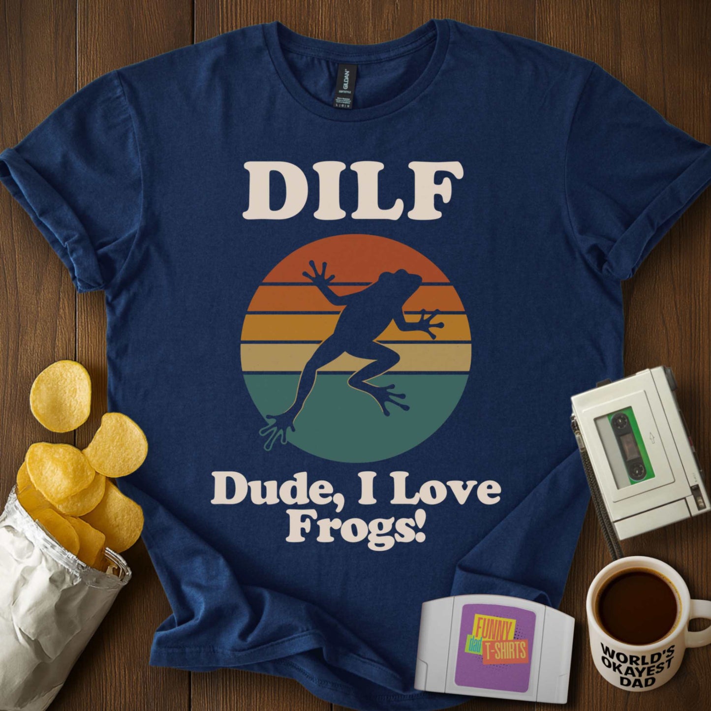 Dude, I Love Frogs T-Shirt
