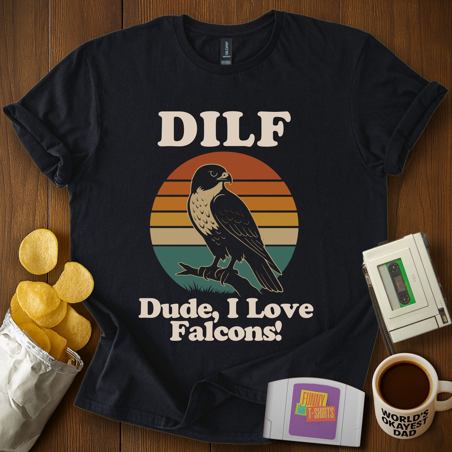 Dude, I Love Falcons! T-Shirt