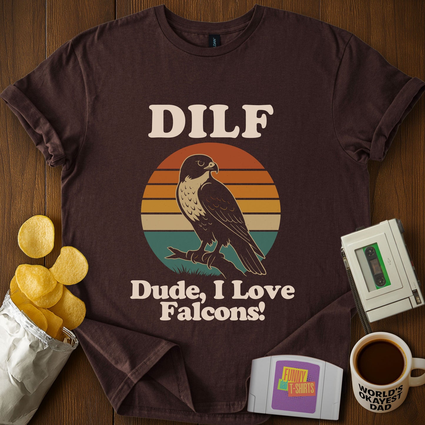 Dude, I Love Falcons! T-Shirt