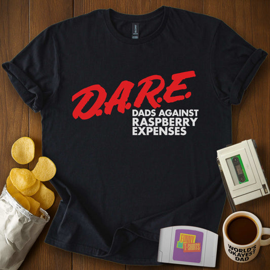 Dads Against Raspberry Expenses T-Shirt