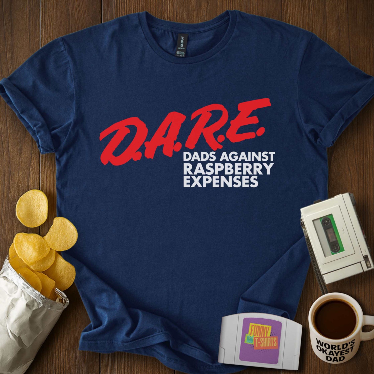 Dads Against Raspberry Expenses T-Shirt