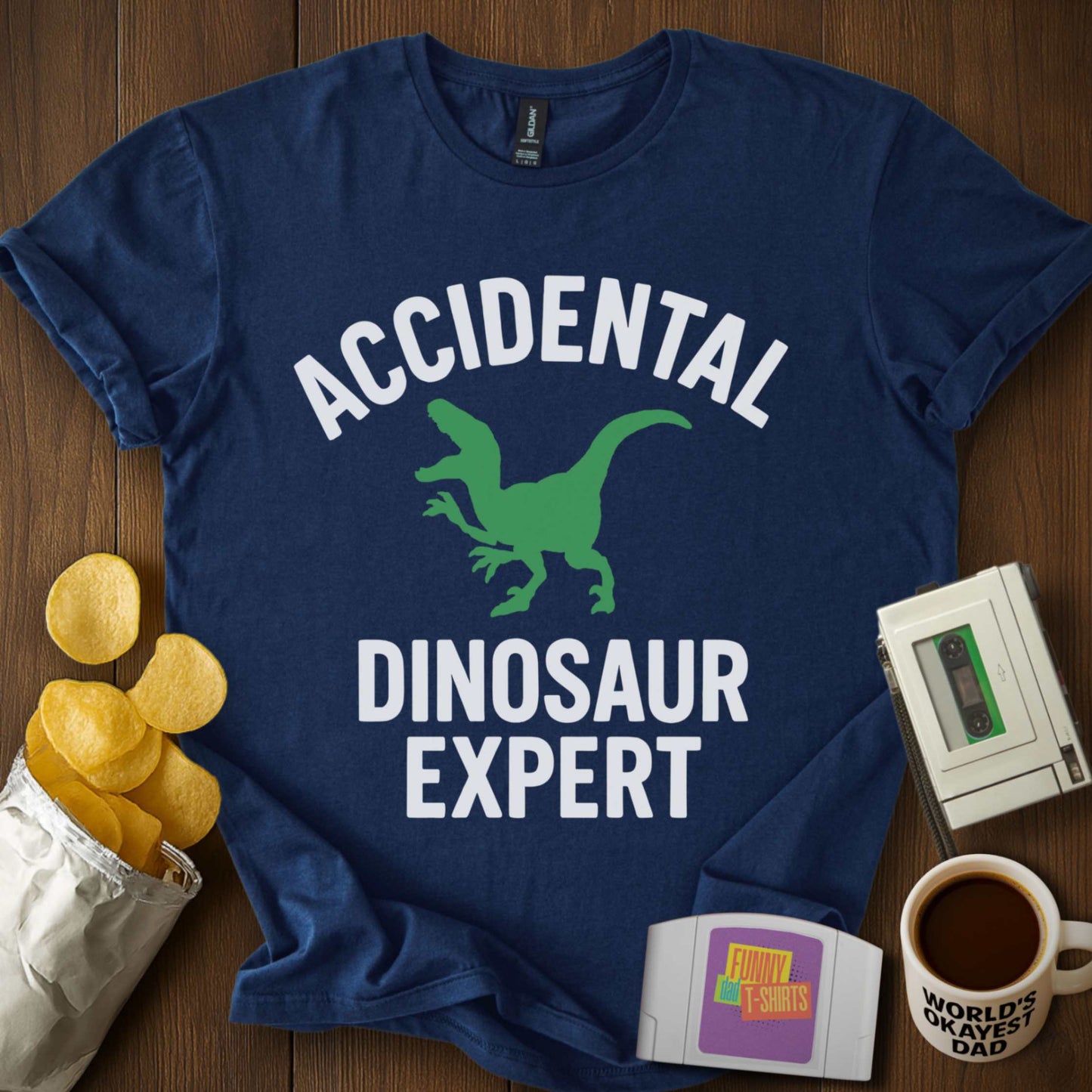 Accidental Dinosaur Expert Tee