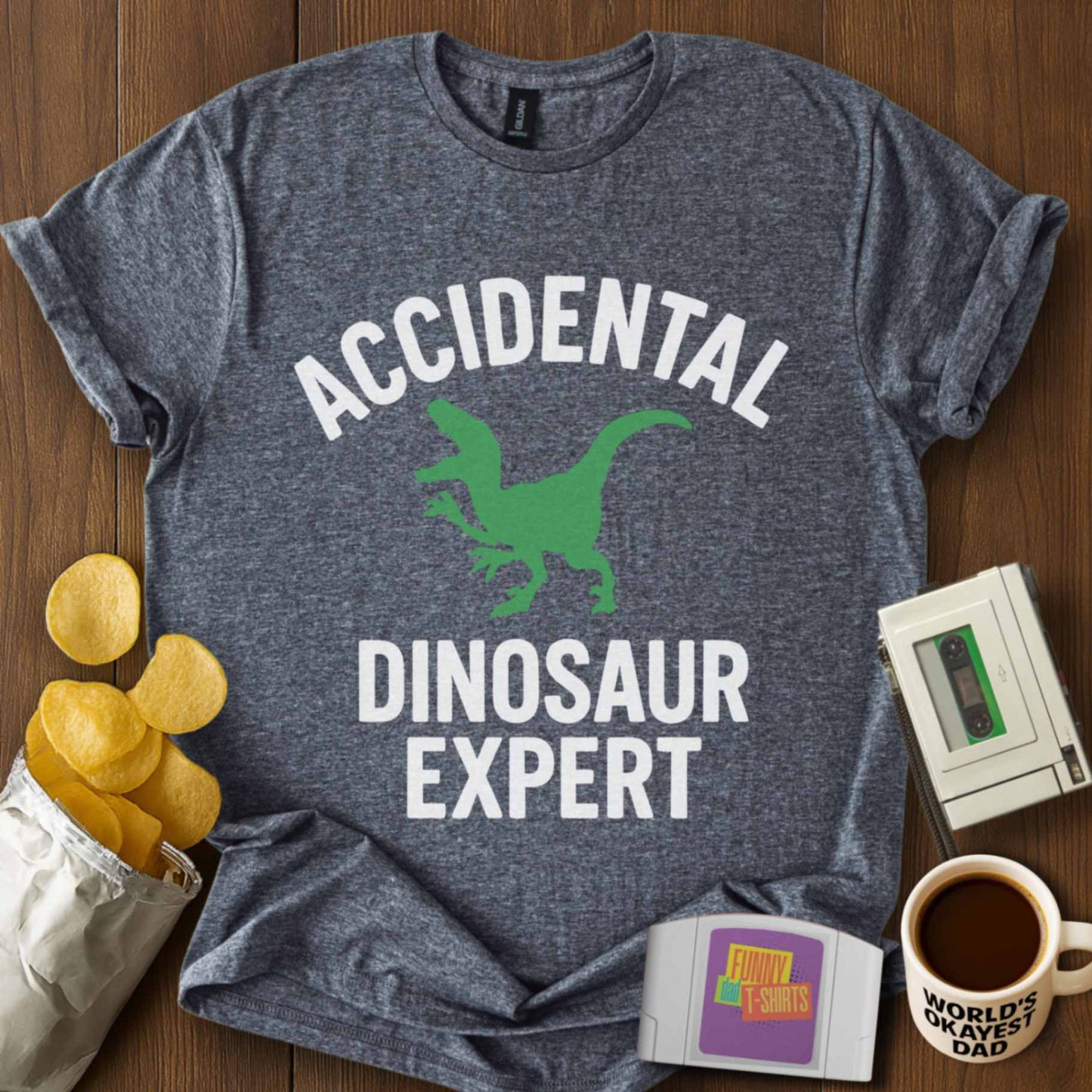 Accidental Dinosaur Expert Tee