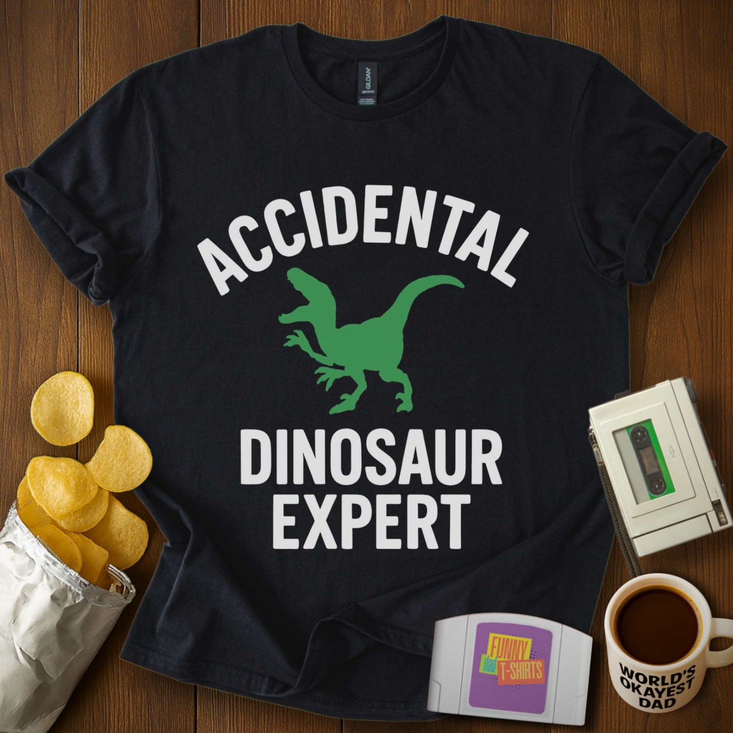 Accidental Dinosaur Expert Tee