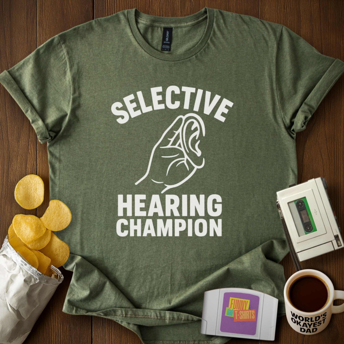 Selective Hearing Champion Tee