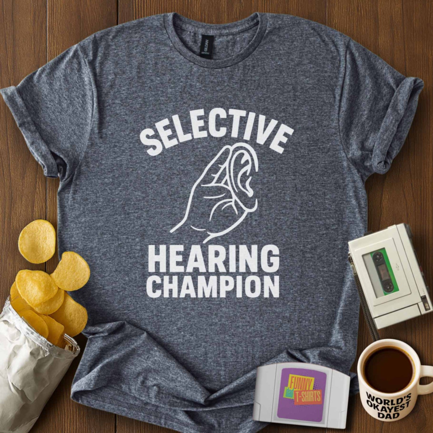 Selective Hearing Champion Tee