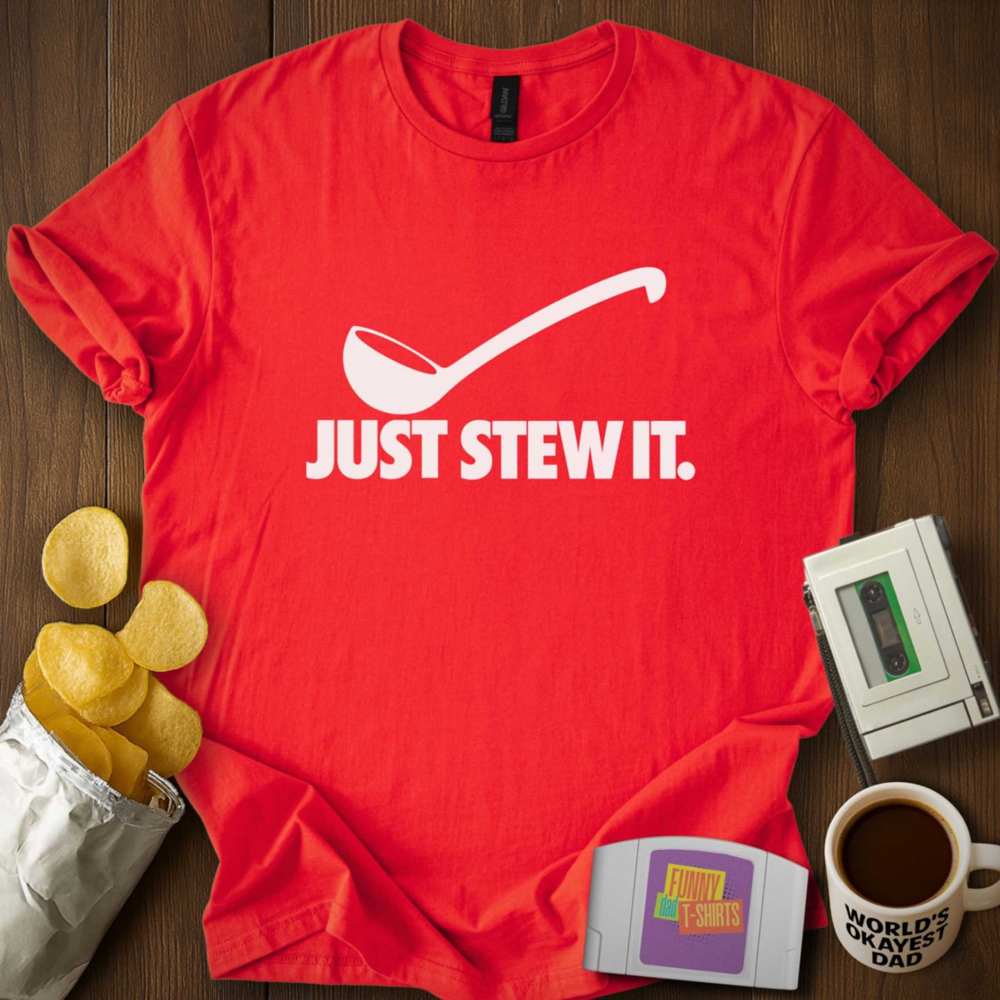Just Stew It Parody Tee