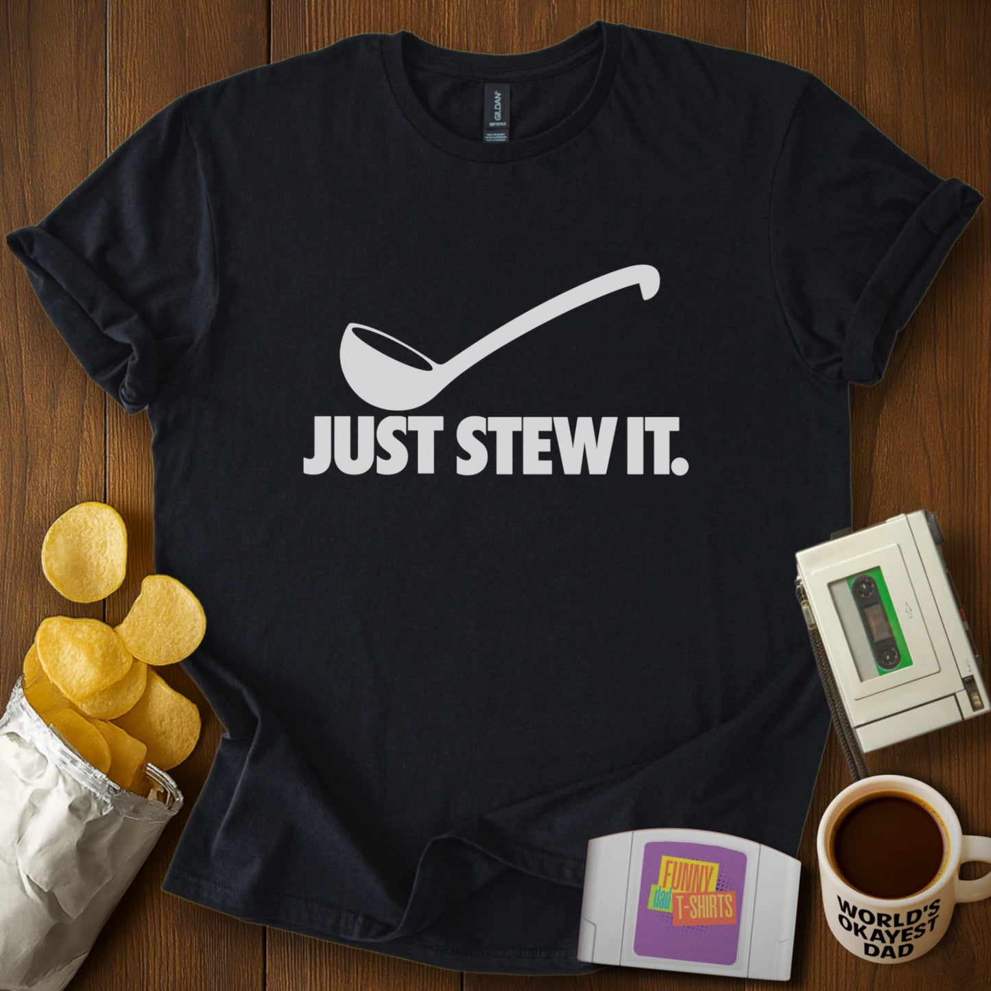 Just Stew It Parody Tee