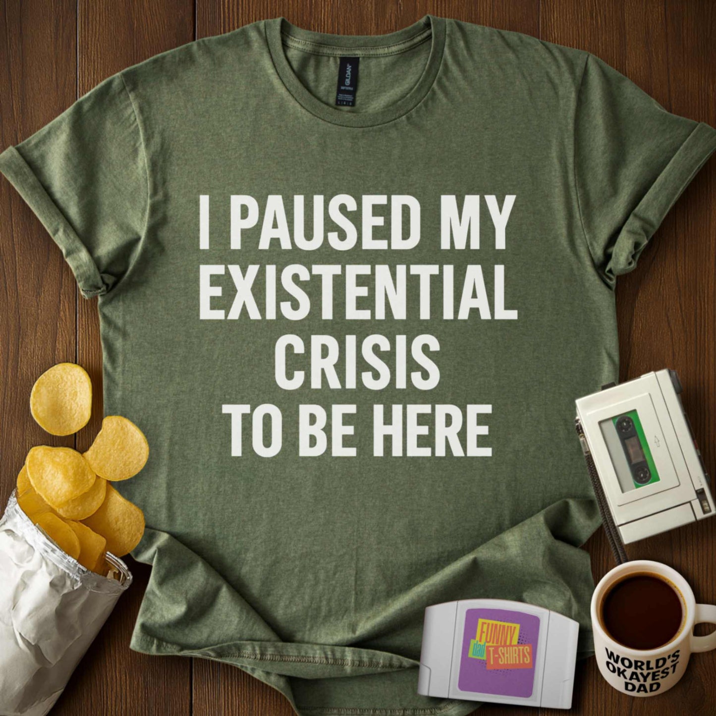 Paused Existential Crisis Tee